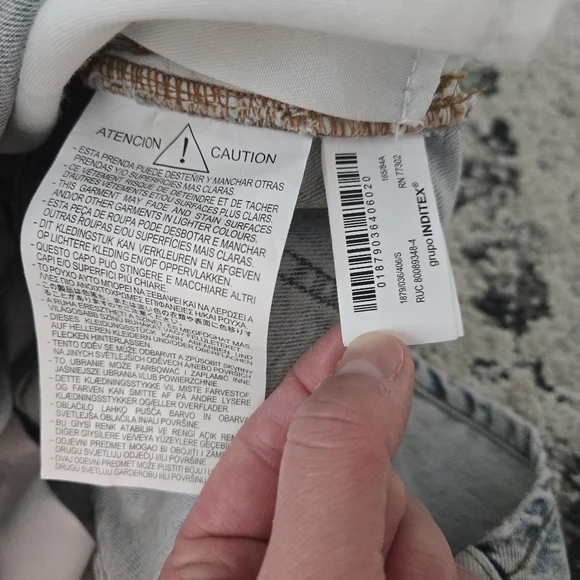 Zara Light Blue Denim Button Dawn Mini Dress Size SMALL - Picture 9 of 13